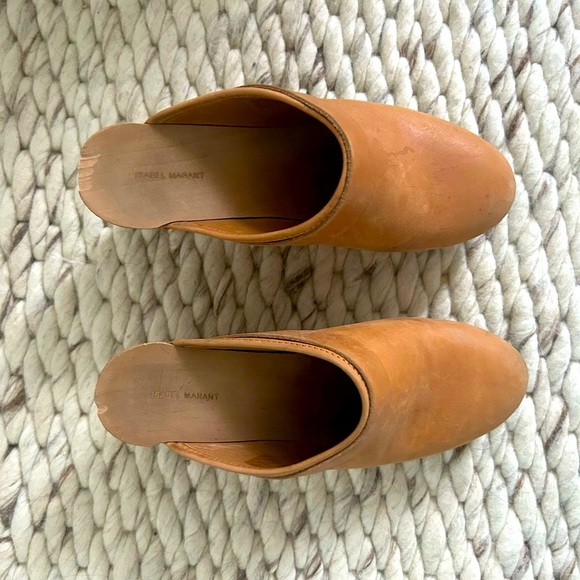 Classic Isabel Marant Leather Clogs - Picture 2 of 5